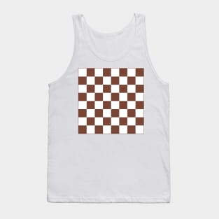 Checkered Pattern | Chessboard Pattern Tank Top